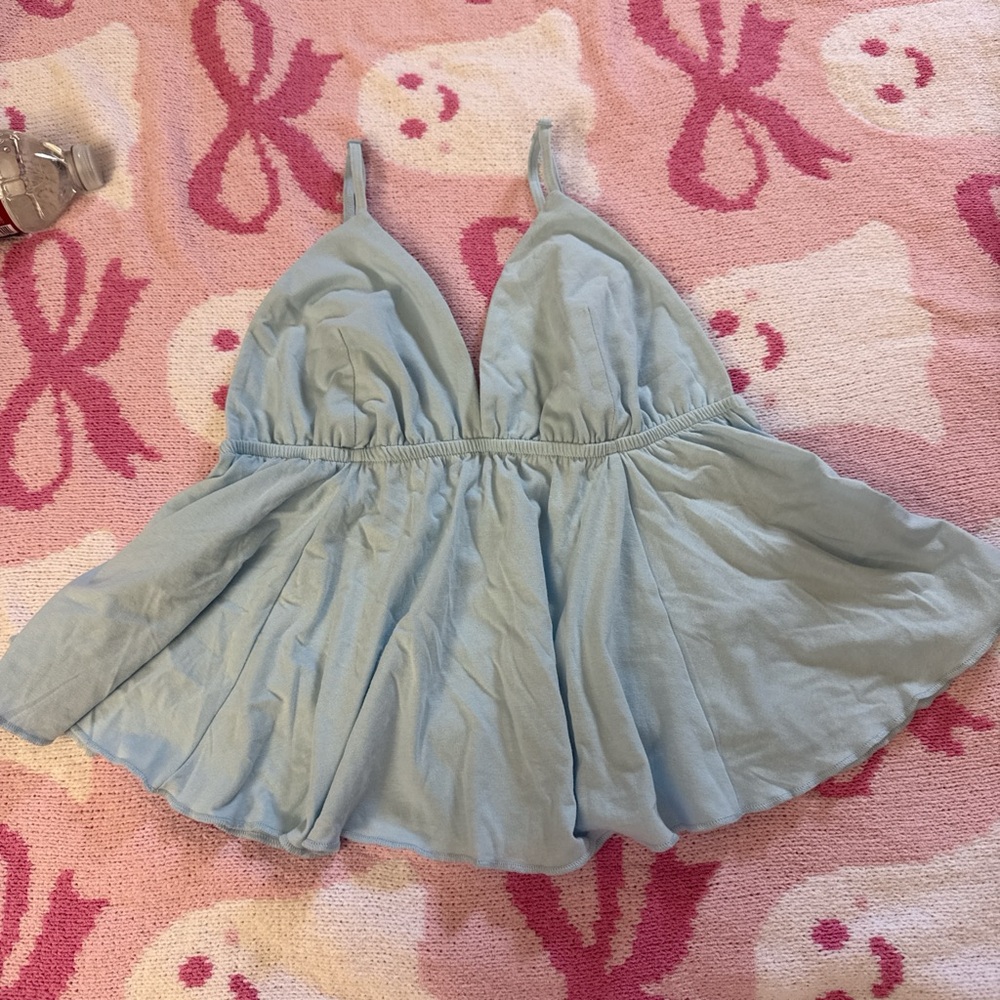Wild Fable Sky Blue Sleeveless Top
